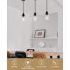 WILON Modern Glass Pendant Lights for Kitchen Island, 6.29" Mini