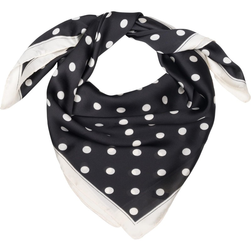 styleBREAKER 01016234 Women's Neckerchief with Dots Pattern, Square Polka Dots,