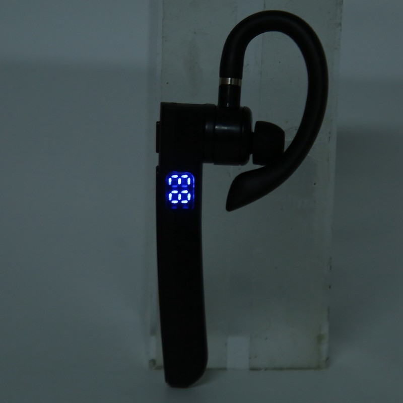 Bluetooth Earpiece Hands Free Single Ear Noise Reduction Digital Display