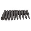 Fongmore 10Pcs 50mm 1/4 Inch Hex Shank S2 Steel Hex