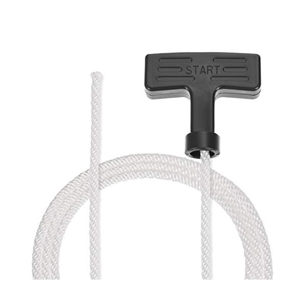 sourcing map Recoil start Rope with Handle 4mm Dia 1.15m