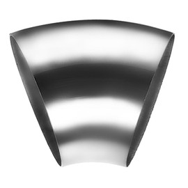 5 Inch 45°Mandrel Bend Elbow, 304 Stainless Steel Exhaust Pipe Elbow, Thickness 1.5mm Elbow Exhaust Tubing for Car Exhaust Modified Elbow Pipe, Stair Handrail, Pipe Turning