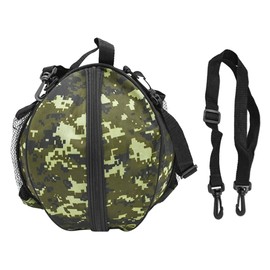 Hsthe Sea Green Waterproof Basketball Bag, Sports Bag, Duffel Bag, Training, Sports Ball Holder, Shoulder Bag, Gym Bag, Storage Bag with Bottle Holder