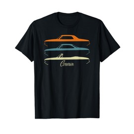 Corvair Late Model Slihouettes 1965, 1966, 1967, 1968, 1969 T-Shirt