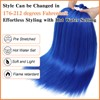 Blue Braiding Hair Pre Stretched, 26 Inch 8 Pack Prestretched