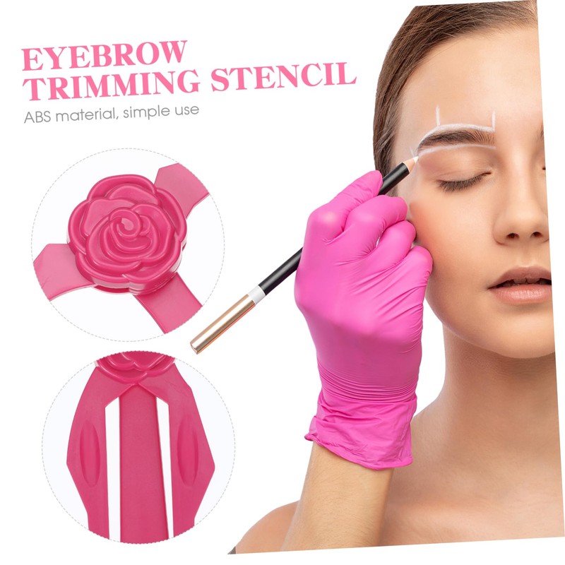 FRCOLOR 1pc Adjustable Eyebrow Ruler for Precise Shaping Handheld Makeup