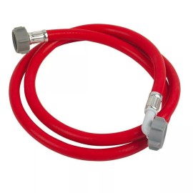 Universal Hot Fill Water Hose Washing Machine Red 5 feet Extra Long Universal