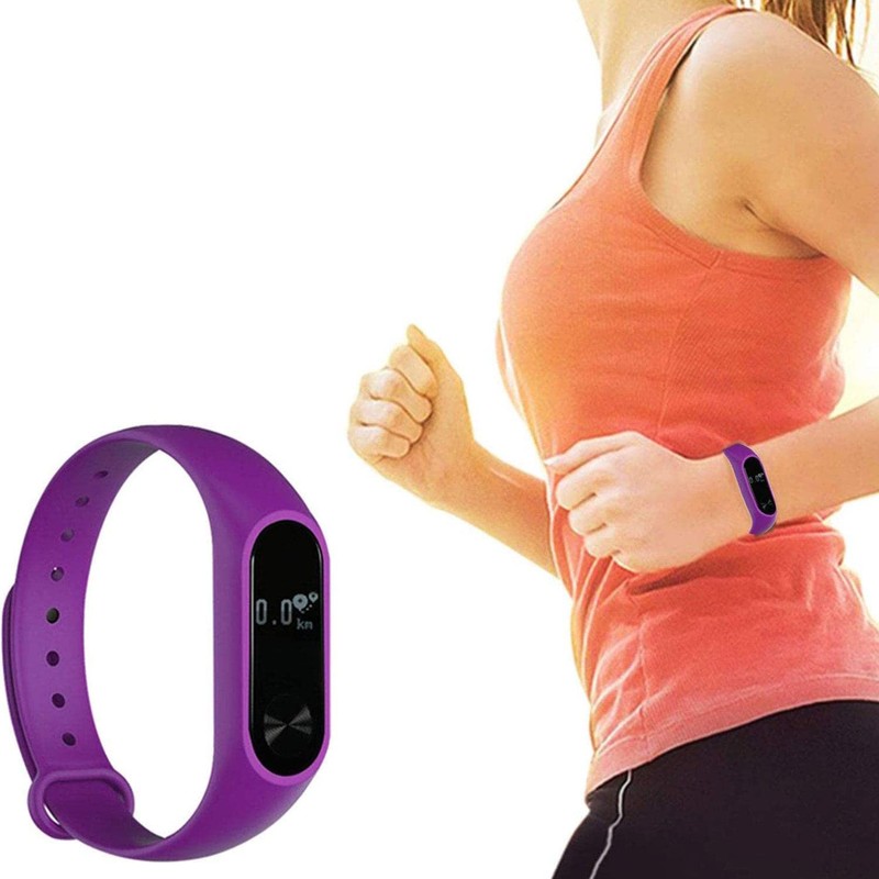 AQUARIUS AQ112 Fitness Tracker With Heart Rate Monitor Purple