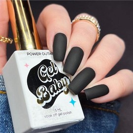 Twinkled T Gel Baby Gel Nail Polish - Long Lasting 15ml Soak Off LED UV Nail Lamp Gel Polish for Nail Art 0.5oz (Power Outage)