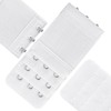 3 Pieces Bra Strap Extenders 3 Hook 3 Row Soft