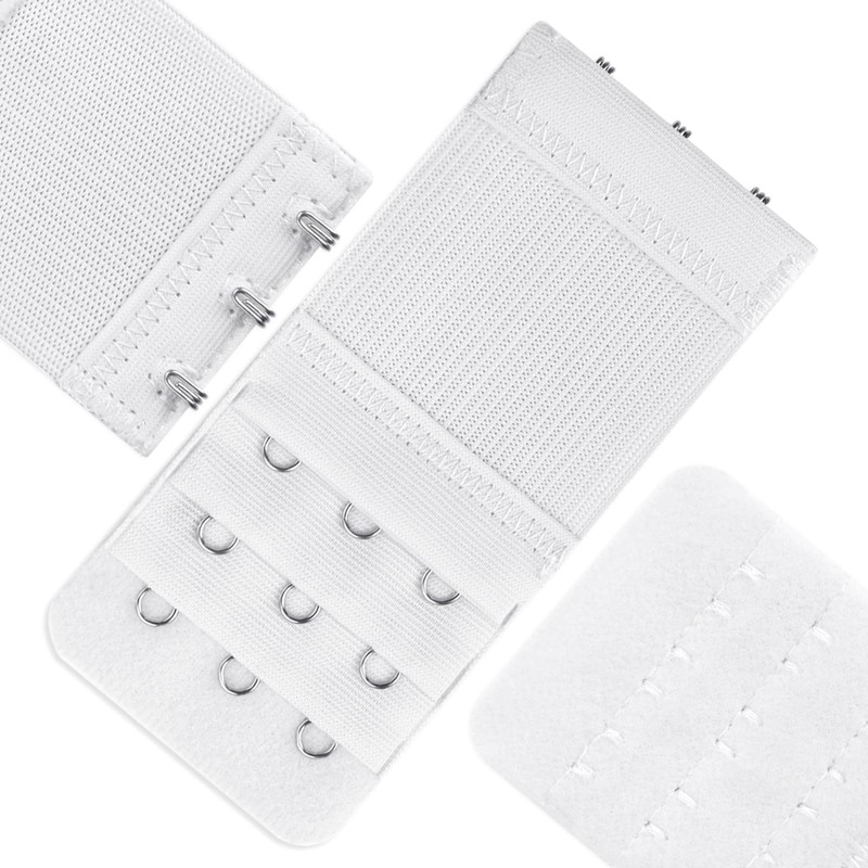 3 Pieces Bra Strap Extenders 3 Hook 3 Row Soft