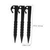 KOMBIUDA 50pcs Heavy Duty Camping Stakes Outdoor Tent Pegs Ends