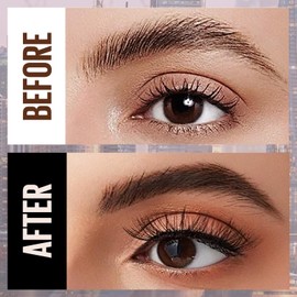 Yfulfill Soft Dark Brown Eyebrow Pencils for Women, Eye Brow Pen with Brush, Waterproof Natural Eyebrow Pen