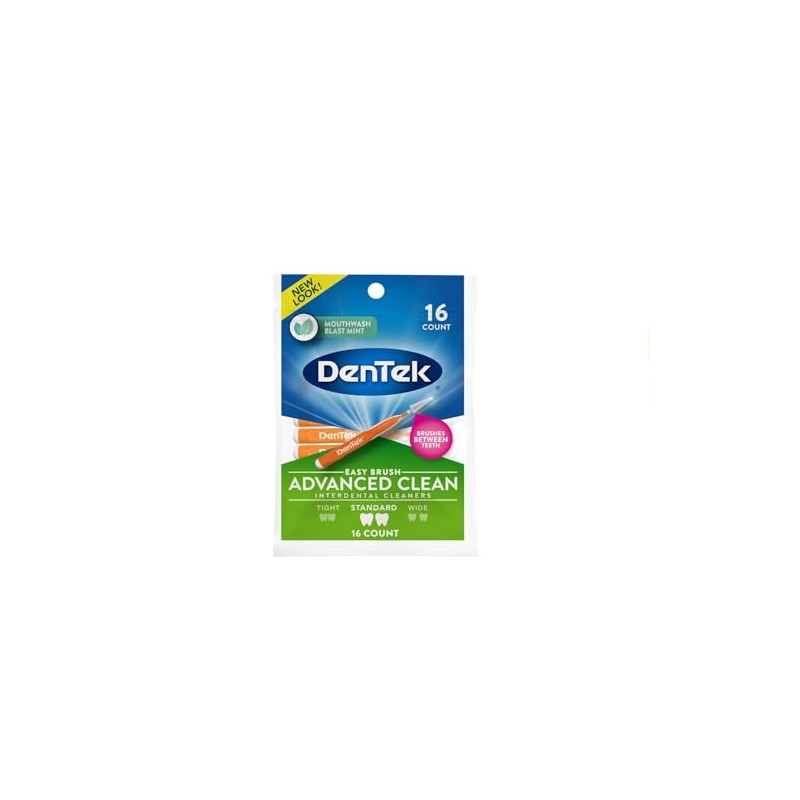 DenTek Easy Brush Interdental Cleaners, Mint, 16 Count