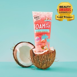 Dirty Works Coconut Foaming Sugar Scrub, 250gr