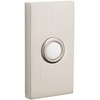 Baldwin 4863 3" x 1-1/2" Illuminated Rectangular Door Bell from