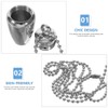Abaodam Baby Tooth Keepsake Necklace Commemorative Necklace for First Tooth