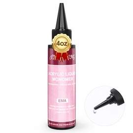 JIASHENG 4.06 fl.oz Monomer, Monomer Acrylic Nail Liquid for Acrylic Powders Liquid Monomer for Acrylic Nails, Acrylic Monomer Liquid Suitable Nail Salon Home DIY Use