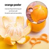 1 Stainless Steel Juicer, 2 Ring Shaped Orange Peelers, Manual