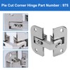 Replacement Pie Cut Corner Hinge for Grass 975