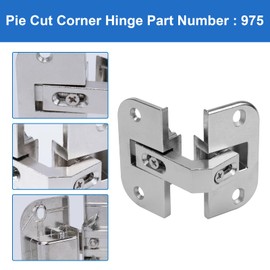 Replacement Pie Cut Corner Hinge for Grass 975