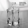 Coffee Spoon Holder Elegant Swan Silver Color Zinc Alloy Rotatable