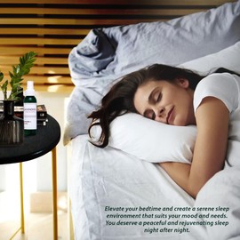 Lavender Sleep Spray for Pillows - Lavender & Vanilla Pillow Spray with Amethyst and Reiki - Natural Aromatherapy Mist for Linens, Pajamas, Pillows - Calming Sleep Spray for Adults and Kids - 4oz