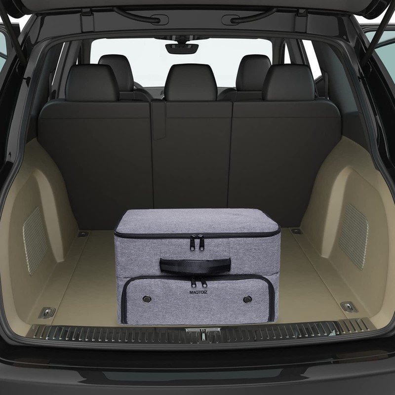 MAQTOIZ Golf Trunk Organizer 2 Layer, Car with Ventilated Compartment