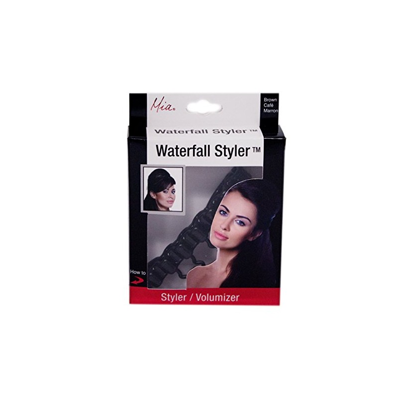 Mia Waterfall Styler + Hair Volumizing Bump It Tool, Tortoise
