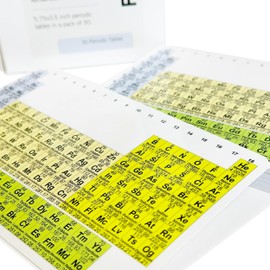 Pat's Flash Cards Periodic Table of Elements (Pack of 30, 3.5" x 5.75")