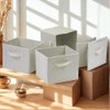 Oakestry Capri 6-piece Foldable Basket Set Beige Stylish Storage Solution