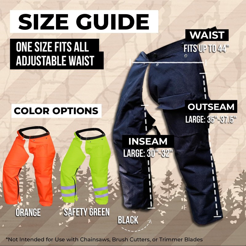 FORESTER - Trimmer Chaps for Men | Protective Gear |
