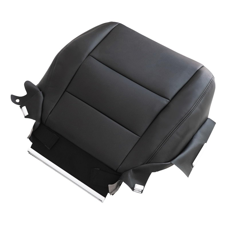 FZJDSD Black Driver Side Bottom Microfiber Leather Seat Cover Compatible