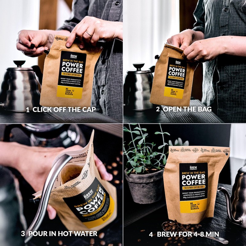 Extra Strong Highly Caffeinated Ground Coffee - 7 Coffeebrewers with