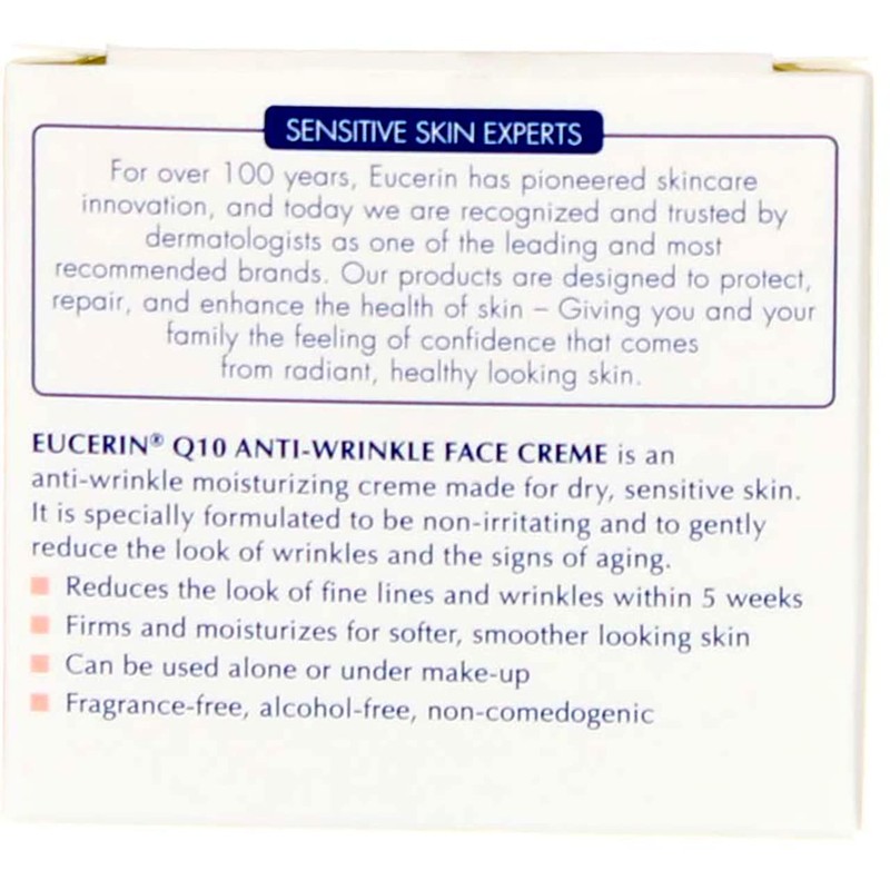 Eucerin Sensitive Skin Experts Q10 Anti-Wrinkle Face Creme 1.70 oz