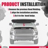 Kojem Hood Scoop Bulge Molding Compatible with 2014-2021 Toyota Tundra