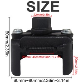 FAELNK Oil Filter Wrench Adjustable Oil Filter Wrench Universal Oil Filter Tool for Car and Motorcycle 60-80 mm Adjustable Oil Filter Wrench