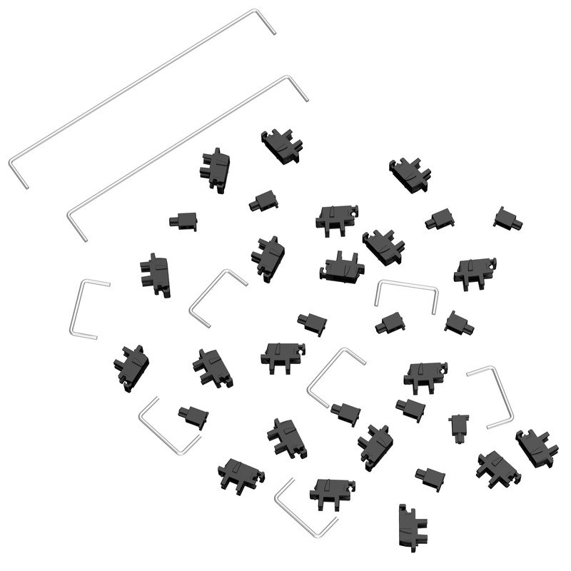 DUROCK Plate Mount Stabilizer V3, Innovative Pre-Clipped Stem for Minimum