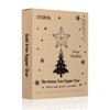 Stobok Christmas lighting Christmas tree topper, tree lid, golden star