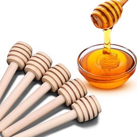 30pcs Wooden Honey Spoons Portable Wedding Party 8cm