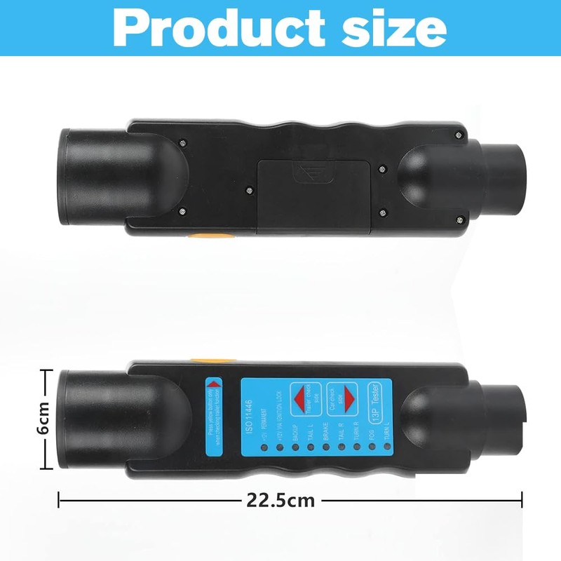 yotutun Trailer Tester, 7-Pin Plug Tester, Trailer Tester, Trailer Lighting