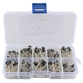 HALJIA 200Pcs 10Value Diode Assorted Kit(1N4001 1N4002 1N4003 1N4004 1N4005 1N4006 1N4007 1N5817 1N5818 1N5819)