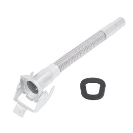 Oil Drain Hose Fuel Tank Spout Gas Can Nozzle Stainless Steel Flexible for Draining