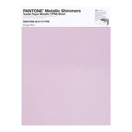 Pantone Metallic Shimmer TPM, 8.5x11 Inch Sheet, 20-0115 Power Pink