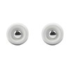 Tsnamay 6Pcs White Ceramic Knob Kitchen Door Cabinets Cupboard Single