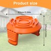 3 Pack Trimmer Replacement Spool Cap Cover for Worx,Compatible for