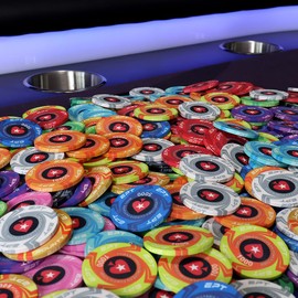 EPT Poker Chips, Set of 50 ($1000)