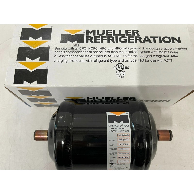 Mueller Refrigeration NEW IN BOX Mueller Industries 3/8” HP Filter
