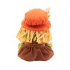 Scarecrow with Lighted Pumpkin Shelf Sitter Fall Decoration
