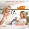 GIUNN 2PCS Toothpaste Tube Squeezer Roller with 2-Min Hourglass Sand